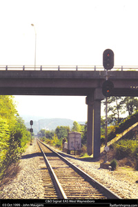 C&O Railway signal: WE Waynesboro (EAS)